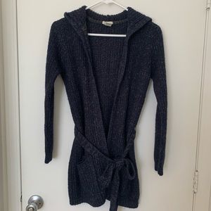 FOREVER 21 long cardigan with belt tie